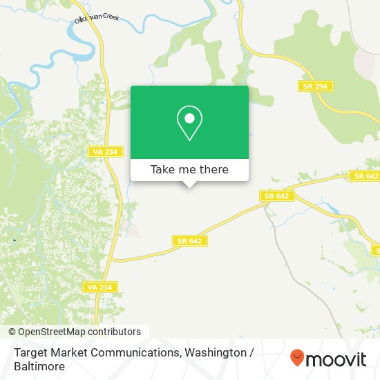 Target Market Communications map