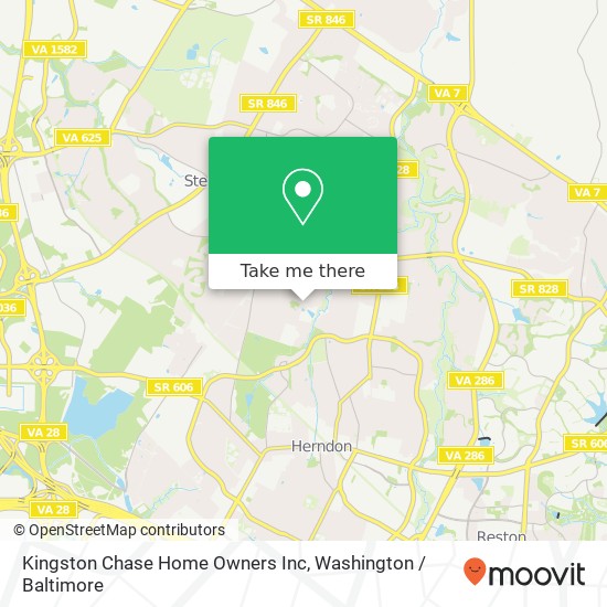 Kingston Chase Home Owners Inc map