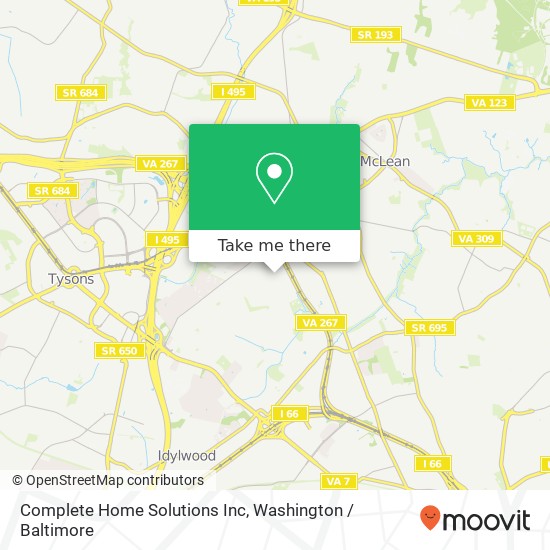 Complete Home Solutions Inc map