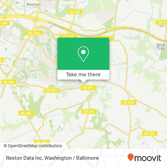 Reston Data Inc map