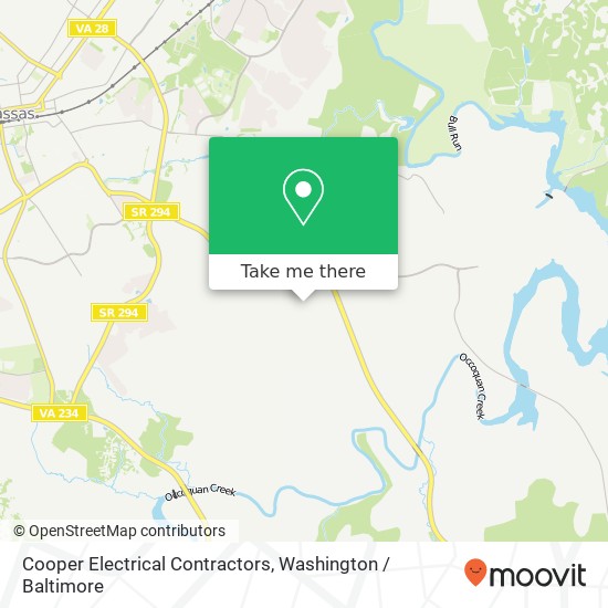 Mapa de Cooper Electrical Contractors