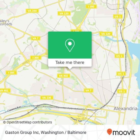 Mapa de Gaston Group Inc