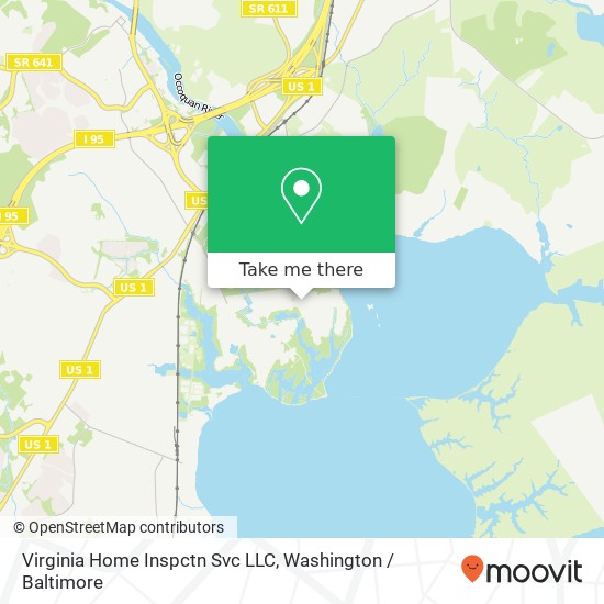 Mapa de Virginia Home Inspctn Svc LLC