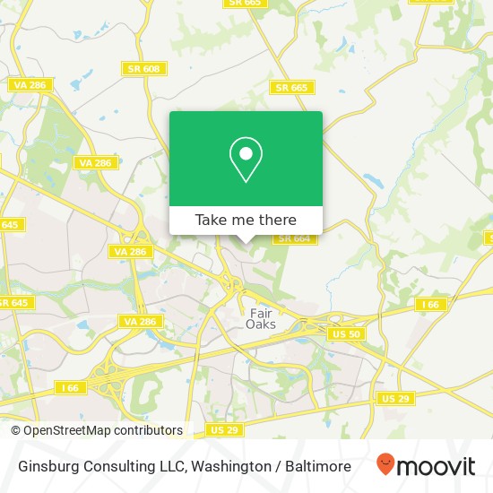 Mapa de Ginsburg Consulting LLC