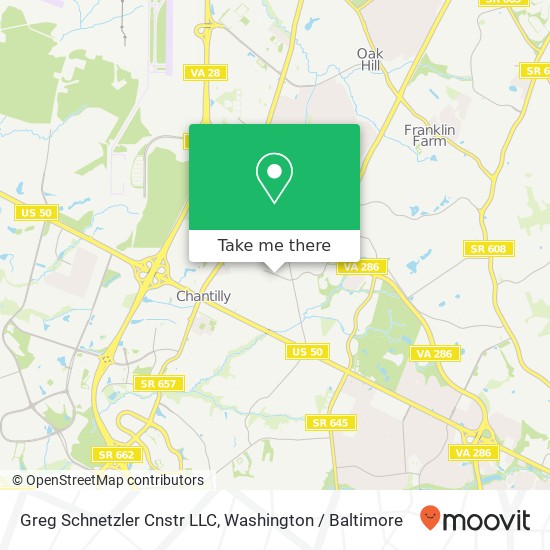 Mapa de Greg Schnetzler Cnstr LLC