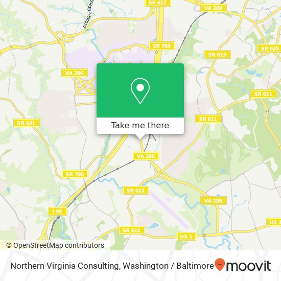 Northern Virginia Consulting map