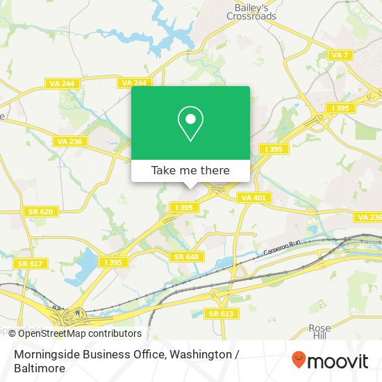 Morningside Business Office map