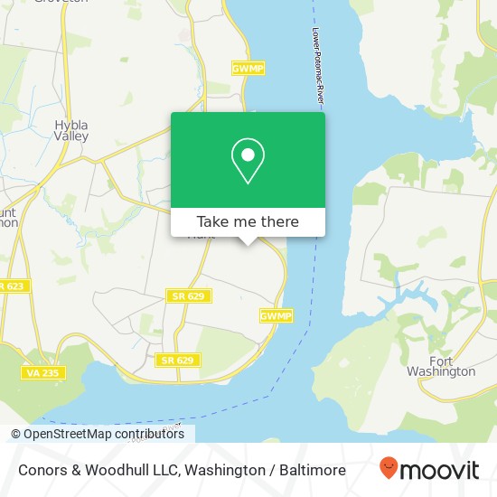 Mapa de Conors & Woodhull LLC