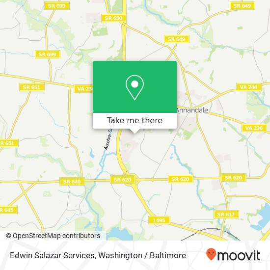 Edwin Salazar Services map