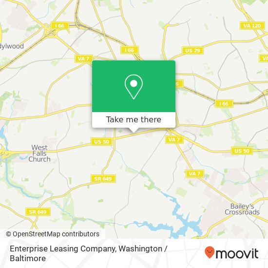 Enterprise Leasing Company map