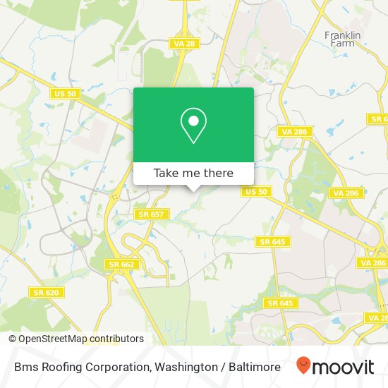 Mapa de Bms Roofing Corporation