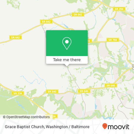 Grace Baptist Church map