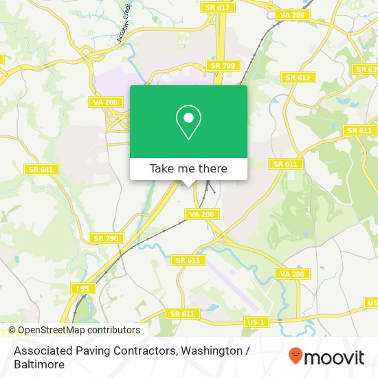 Associated Paving Contractors map