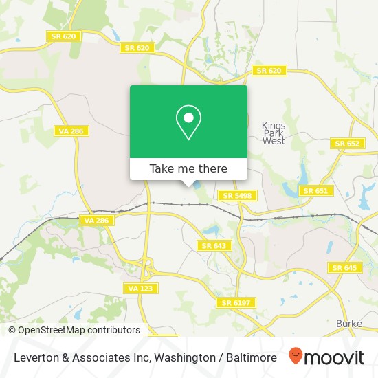 Mapa de Leverton & Associates Inc