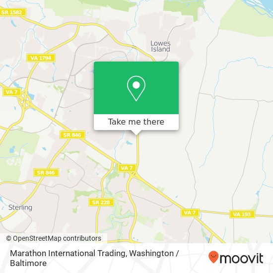 Marathon International Trading map