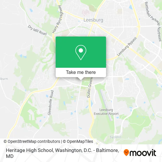 Heritage High School map