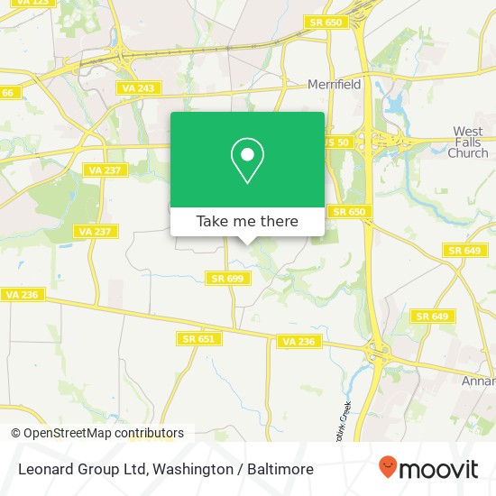 Leonard Group Ltd map