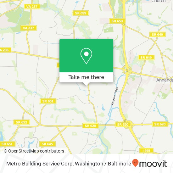 Mapa de Metro Building Service Corp