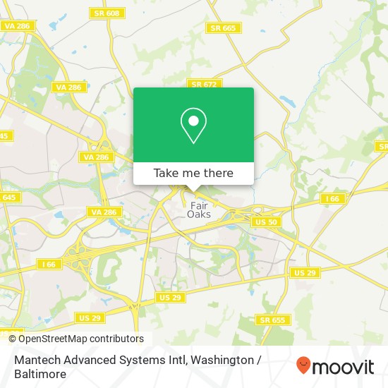 Mapa de Mantech Advanced Systems Intl