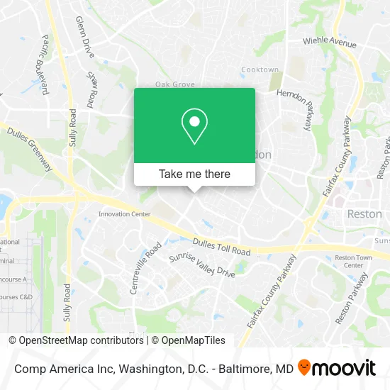 Mapa de Comp America Inc