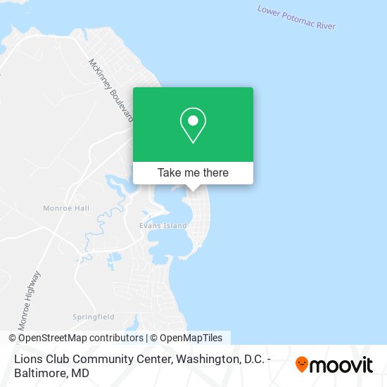 Mapa de Lions Club Community Center