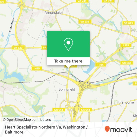 Heart Specialists-Northern Va map