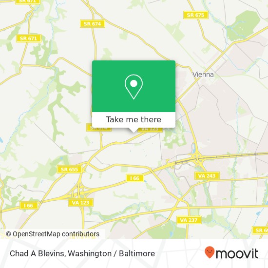 Mapa de Chad A Blevins