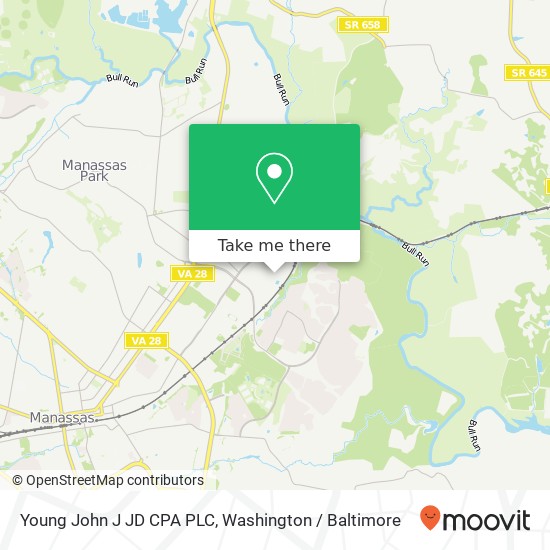 Young John J JD CPA PLC map