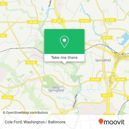 Cole Ford map