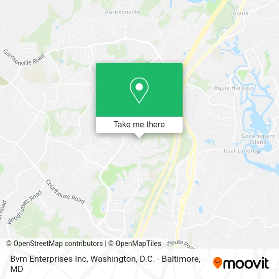 Bvm Enterprises Inc map