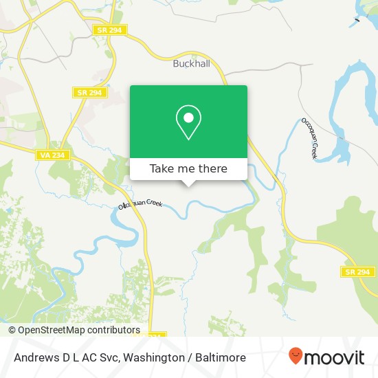 Mapa de Andrews D L AC Svc