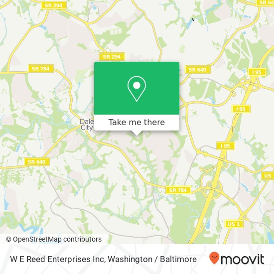 Mapa de W E Reed Enterprises Inc
