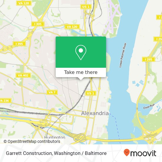 Mapa de Garrett Construction
