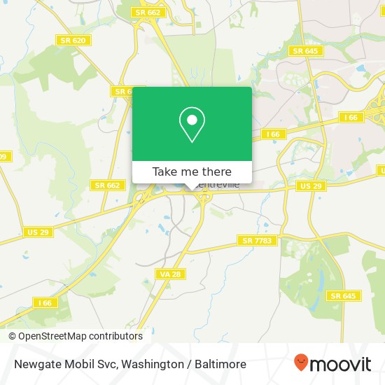 Newgate Mobil Svc map