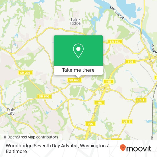 Woodbridge Seventh Day Advntst map