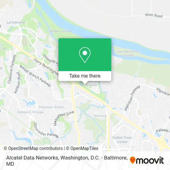 Alcatel Data Networks map