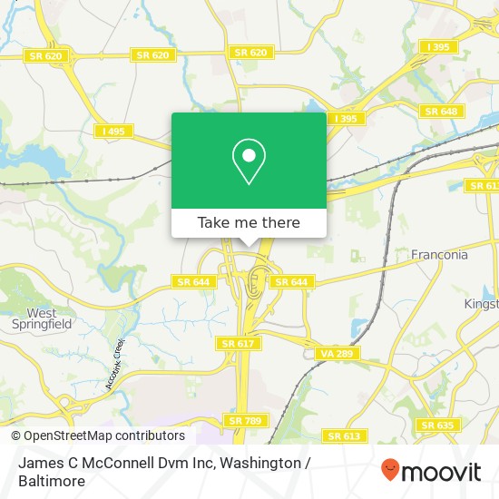 Mapa de James C McConnell Dvm Inc
