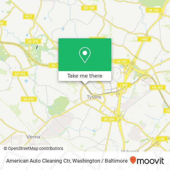 Mapa de American Auto Cleaning Ctr