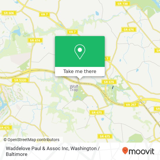 Waddelove Paul & Assoc Inc map