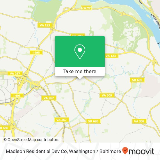 Madison Residential Dev Co map