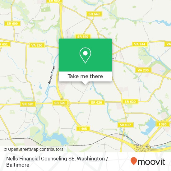 Mapa de Nells Financial Counseling SE