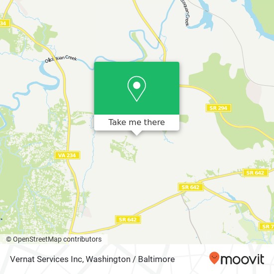 Vernat Services Inc map