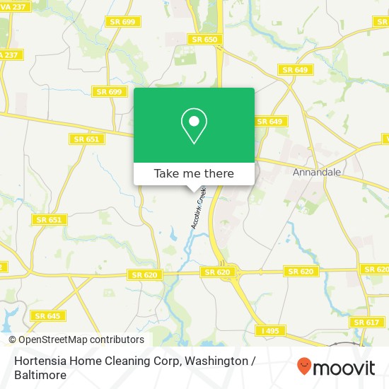 Mapa de Hortensia Home Cleaning Corp