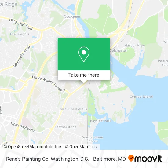 Rene's Painting Co map