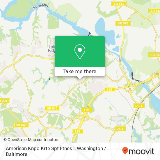 American Knpo Krte Spt Ftnes I map