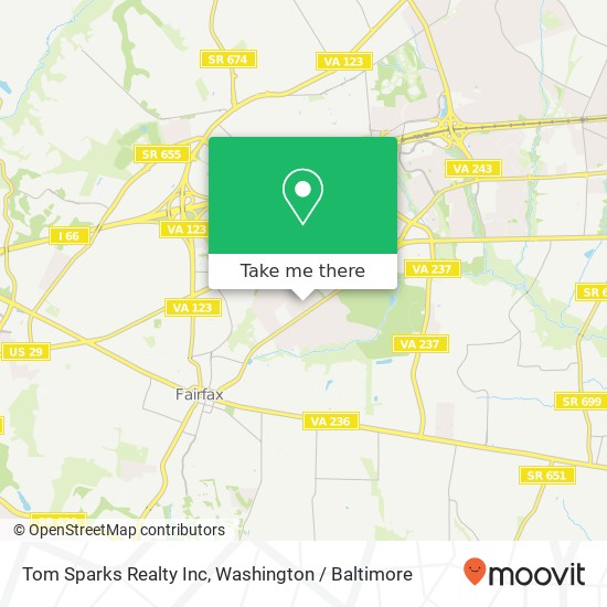 Tom Sparks Realty Inc map