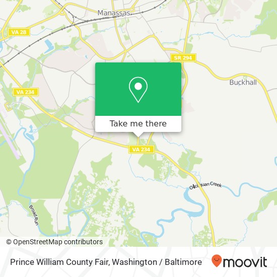 Mapa de Prince William County Fair