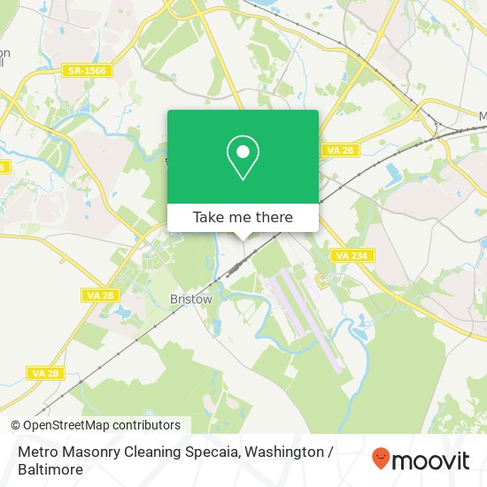 Metro Masonry Cleaning Specaia map