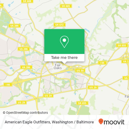 American Eagle Outfitters map