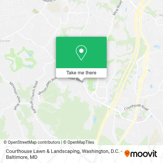 Courthouse Lawn & Landscaping map